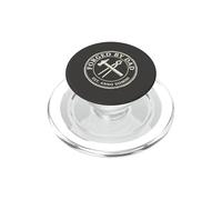 Bladesmith Dad Couteau Maker Hammer Forge Anvil Pro PopSockets PopGrip pour MagSafe
