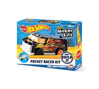 BLADEZ Hot Wheels Toyz Pocket Racer Maker Kitz 1 Pack - Build & Race Mini Cars - Moteurs à tirer vers l'arrière pour une performance turbo et un assemblage facile - Fonctionne sur les rails Hot Wheels