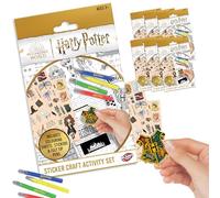 Bladez Toyz Lot de 6 autocollants Harry Potter avec plus de 50 autocollants - Idéal pour les sacs de fête, les cadeaux - Produit officiel sous licence
