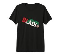 Bladi Maroc Atlas Montagnes Graphique Moderne T-Shirt Haut de Gamme