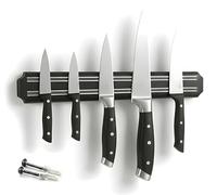BLADO Support magnétique pour couteaux - Bandes magnétiques pour couteaux et outils, aimants pour couteaux muraux, ustensiles de cuisine, organiseurs de couteaux de cuisine (20 cm)