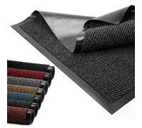 BLADO Tapis de porte en caoutchouc antidérapant, lavable, léger, très résistant, tapis de sol, tapis de cuisine, paillasson d'entrée, grattoir à chaussures, super absorbant