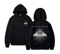 BLAENU Bad Omens Hoodies 2D Imprimé Sweatshirt Mode Harajuku Pullover Neutre Streetwear pour Hommes Et Femmes XXS-4XL-Black||m