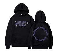 BLAENU Daniel Singer CAE-SAR World Tour Sweat À Capuche pour Hommes Et Femmes Hauts À Manches Longues Unisexe Décontracté Automne Hoodie Streetwear XXS-4XL-Black||XX_s