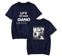 BLAENU DPR IAN T-Shrit 2D Imprimir Moda Verano Top Camisa De Manga Corta Ropa De Calle Para Hombres Mujeres XXS-4XL-Navy Blue||l
