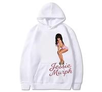 BLAENU Sweat À Capuche Jessie Murph Tour Graphique Manches Longues Top Hommes Femmes Hip Hop Oversized Homme Casual Pullover À Capuche XXS-4XL-White||x_l