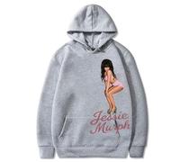 BLAENU Sweat À Capuche Jessie Murph Tour Graphique Manches Longues Top Hommes Femmes Hip Hop Oversized Homme Casual Pullover À Capuche XXS-4XL-Grey||4X_l