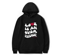 BLAENU Sweat À Capuche Lauren Spencer Smith Imprimé 2D Manches Longues Sweat-Shirt Homme Femme Hip Hop Rétro Oversize Chaud Pull À Capuche Streetwear XXS-4XL-Black||3X_l