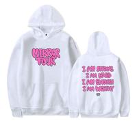 BLAENU Sweat À Capuche Lauren Spencer Smith Tour Femmes Hommes Hip Hop Casual Sweat À Manches Longues Vêtements XXS-4XL-White||3X_l