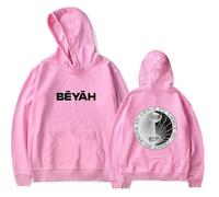 BLAENU Sweat À Capuche Unisexe Da-mso BĒYĀH Album Sweatshirts Hommes Femmes Mode Hip Hop Manches Longues Décontracté Doux Oversize Pull À Capuche XXS-4XL-Pink||m