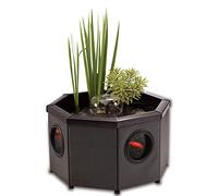 Blagdon Affinity View Fontaine octogonale pour terrasse, Piscine, Bassin avec Pompe filtrante Inpond 5 en 1 2000 et Spot LED, 3 têtes de Fontaine attrayantes, 1 Panier de Plantation - Petite Taille,