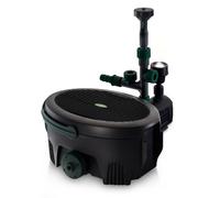 Blagdon Solution de nettoyage pour bassin 5 en 1 Inpond 6000 Easy Care, pompe de bassin et filtre de 26,5 W avec clarificateur UV pour le contrôle des algues et l'eau claire, éclairage LED, 3 têtes de fontaine, pour étangs jusqu'à 6 000 L, noir