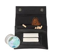 Blague à Tabac en Cuir skaard | Blague à Tabac pour Tabac à Rouler, Feuilles & filtres | Noir
