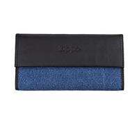 Blague à tabac Zippo - Denim - Bleu, marron - Avec porte-feuilles et compartiment à tabac