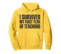 Blague amusante avec inscription « I Survived My First Year Of Teaching » Sweat à Capuche