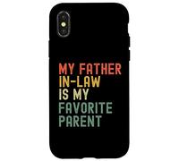 Blague Amusante de Beau-Fils de Mon père est Mon Parent préféré Coque pour iPhone X/XS