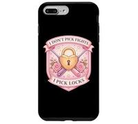 Blague Amusante pour Femme avec Inscription « I Don't Pick Fights I Pick Locks » Coque pour iPhone 7 Plus/8 Plus