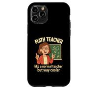 Blague amusante pour professeur de mathématiques Coque pour iPhone 11 Pro