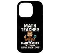 Blague amusante pour professeur de mathématiques Coque pour iPhone 14 Pro