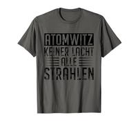 Blague Atome Allemand Physique Rayonnement T-Shirt