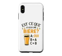 Blague Beauf Alcool Est-ce Que Je Veux Une bière? Coque pour iPhone XS Max