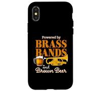 Blague Brass Band de Fierté Cornet à Pistons et Amour Bière Coque pour iPhone X/XS