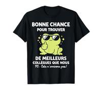 Blague Bureau Collègue Drôle Nul Bonne Chance Humour Départ T-Shirt