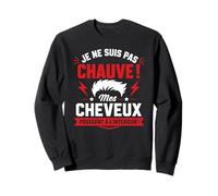 Blague Calvitie Cheveux Humour Chauve Je suis Pas Chauve Sweatshirt