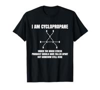 Blague contre le stress au cyclopropane de nerd de chimie organique T-Shirt