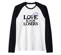 Blague d'amour de Tennis pour Les perdants, Blague Amusante pour Joueur de Tennis Manche Raglan