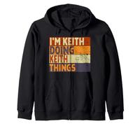Blague d'anniversaire Amusante avec Inscription « I'm Keith Doing Keith Things » Sweat à Capuche