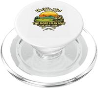 Blague de Golf Senior, Older I Get More Golf I Play Golfeurs PopSockets PopGrip pour MagSafe