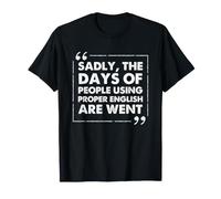 Blague de Grammaire Anglaise appropriée pour Les Enseignants, écrivains et éditeurs T-Shirt