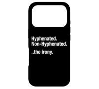 Blague de Grammaire Anglaise. Séparé. sans Trait d'union Coque pour iPhone 17 Pro