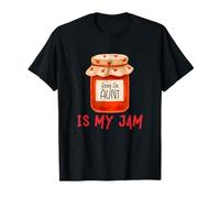 Blague de Jeu de Mots Amusante « Being an Aunt is My Jam » T-Shirt
