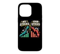Blague de négociation du Jour des investisseurs boursiers Coque pour iPhone 14 Pro Max