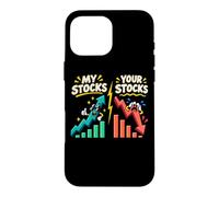 Blague de négociation du Jour des investisseurs boursiers Coque pour iPhone 16 Pro Max
