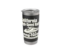 Blague de train relationnel à grande vitesse en Californie Gobelet isotherme en acier inoxydable double paroi