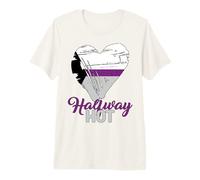 Blague demisexuelle à mi-Chemin T-Shirt Haut de Gamme