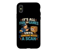 Blague d'itinéraire de Colis manqué par Le Transporteur de courrier Coque pour iPhone X/XS