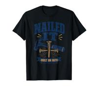 Blague drôle chrétien Ouvrier de Construction Jésus T-Shirt Graphique avec Valeur