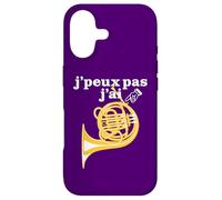 Blague Drôle Cor d'harmonie Humour pour Fier Corniste Coque pour iPhone 17