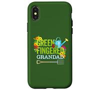 Blague Drôle de Jardinage pour Grand-père aux Doigts Verts Coque pour iPhone X/XS