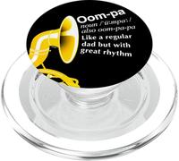 Blague Drôle de Papa Sousaphone pour Fanfare Oompah Banda PopSockets PopGrip pour MagSafe