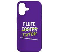 Blague Flûtiste Drôle ou Humour pour Fier Professeur Flûte Coque pour iPhone 17