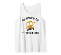 Blague Humoristique All Aboard The Struggle Bus Débardeur