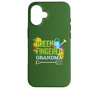 Blague Jardinier de Grand-mère Jardinière avec "Doigts Verts Coque pour iPhone 16