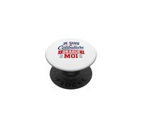 Blague Je suis Célibataire Drague Moi Humour Célibataire PopSockets PopGrip Adhésif