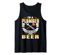 Blague Plombier Humour Travail Bière Phrase Débardeur