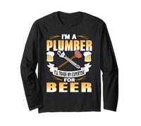 Blague Plombier Humour Travail Bière Phrase Manche Longue